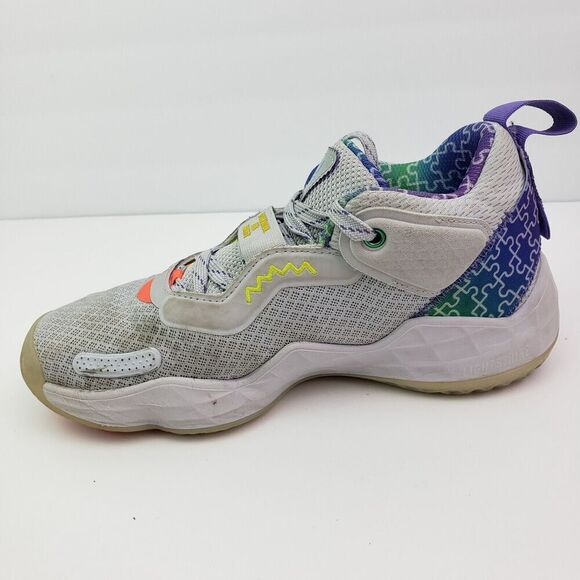 Adidas D.O.N. Issue 3 Autism Speaks Awareness Boys Size 5Y Basketball Shoes - Picture 4 of 14